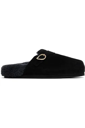 Ancient Greek Sandals Flâneurs à enfiler Vasilitsa noirs