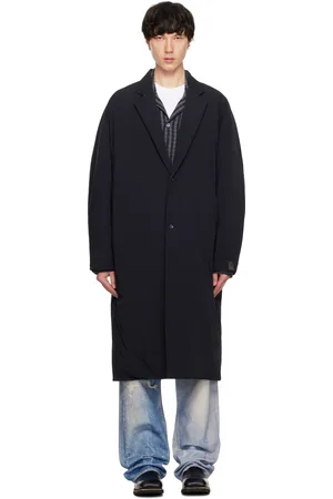 N. HOOLYWOOD Manteau chesterfield noir