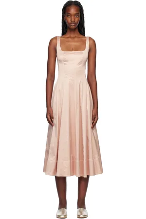 Staud Robe midi Wells rose
