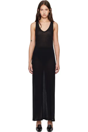 Gia Studios Robe longue Ete noire