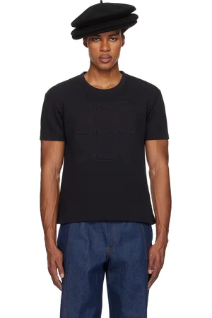 Jean Paul Gaultier T-shirt surdimensionné noir à monogramme