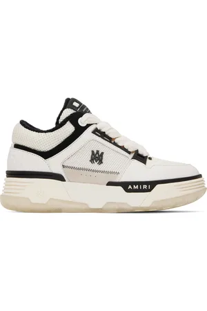 AMIRI Baskets MA-1 blanc et noir