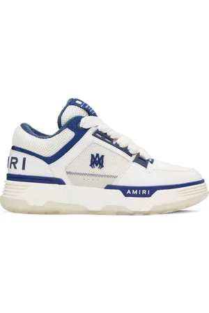 AMIRI Baskets MA-1 blanc et bleu marine