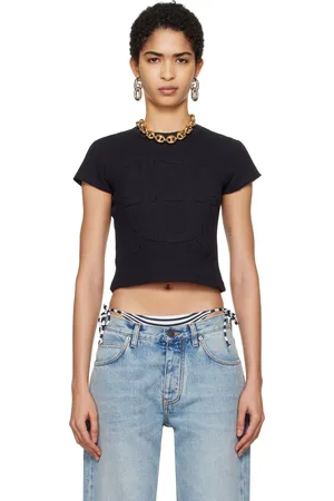 Jean Paul Gaultier T-shirt noir à logo