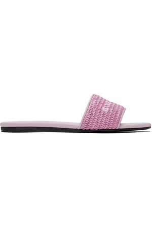 Givenchy Mules de style sandale mauves - 4G
