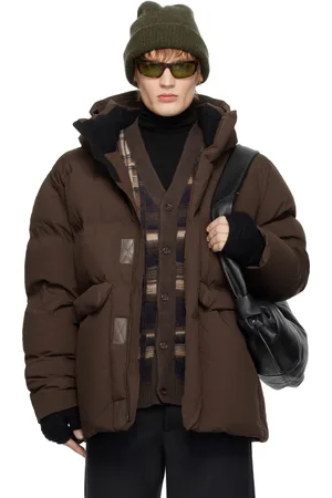 Holzweiler Blouson Dovre brun rembourré en duvet
