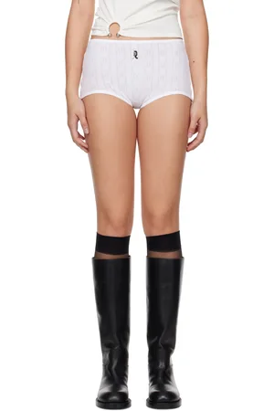 Paco rabanne Short blanc en pointelle