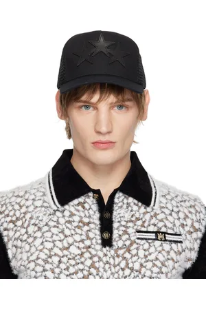 AMIRI Casquette de camionneur noire à appliqués d