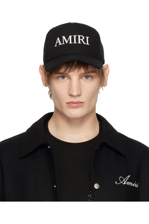 AMIRI Casquette de camionneur noire à logo