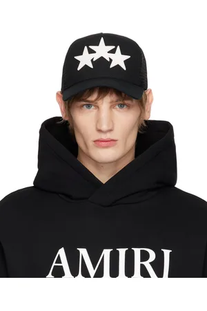 AMIRI Casquette de camionneur noire à appliqués d