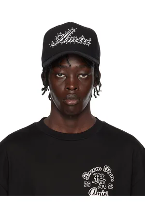 AMIRI Casquette noire à ornements facettés