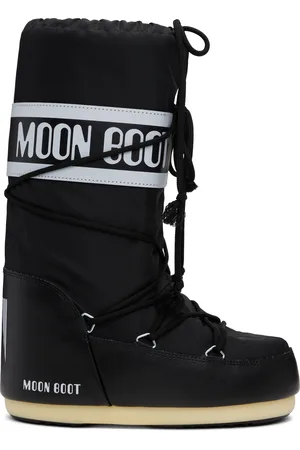 Moon Boot Bottes Icon noires en nylon