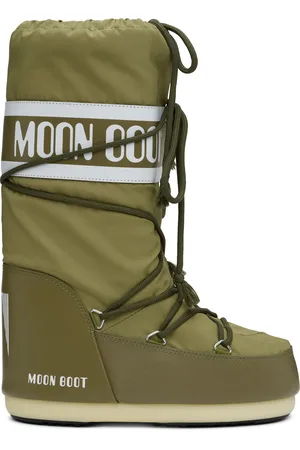 Moon Boot Bottes Icon kaki en nylon