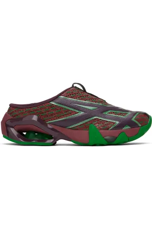 Asics Baskets GEL-STYRAX bourgogne et vert