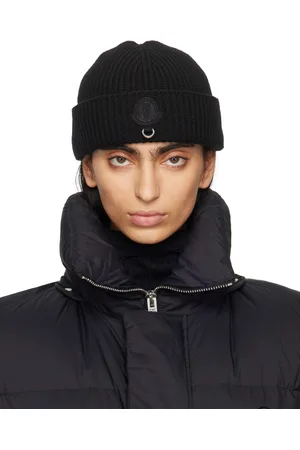 Moncler Bonnet noir en laine - Moncler x Willow Smith