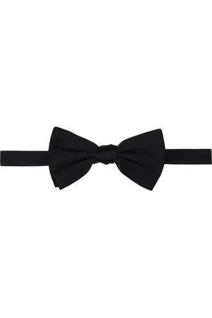 Dolce & Gabbana Nœud papillon noir en satin de soie