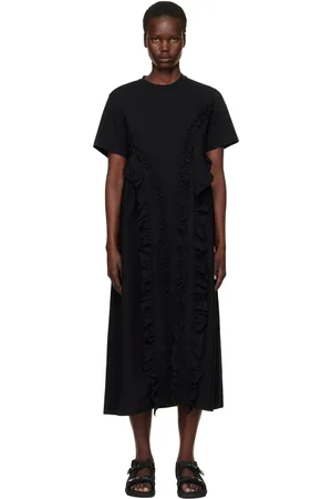 Cecilie Bahnsen Robe midi Alaine noire