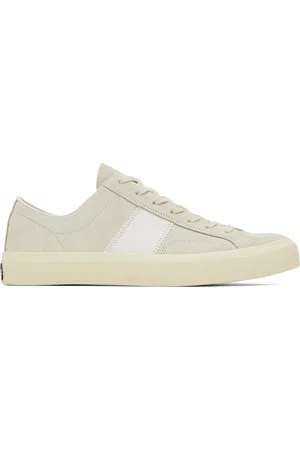 Tom Ford Baskets Cambridge grises en suède