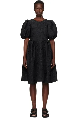 Cecilie Bahnsen Robe midi Fonda noire