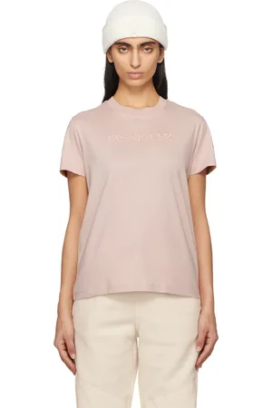 Moncler T-shirt à manches courtes rose