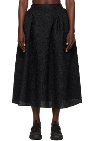 Cecilie Bahnsen Jupe longue Fabiola noir