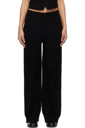 Guest In Residence Pantalon façon tailleur noir