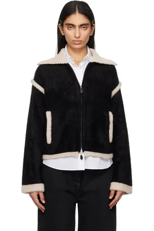 Guest In Residence Blouson aviateur Grizzly noir