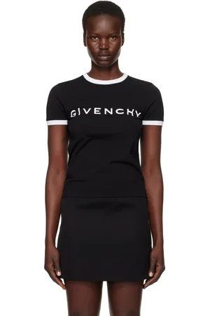 Givenchy T-shirt noir à logo Archetype