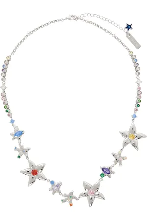 Collina Strada Collier Stella argenté à breloques d