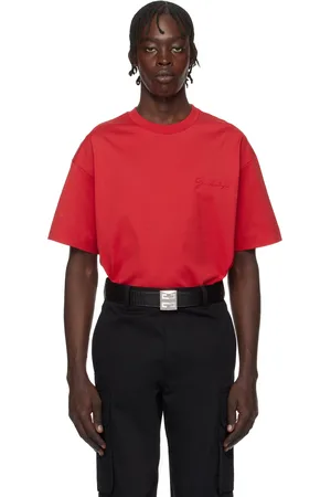 Givenchy T-shirt rouge à logo