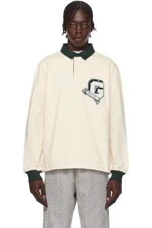 Givenchy Polo de rugby à manches longues beige