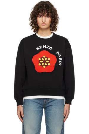 Kenzo Pull molletonné noir à logo Pop brodé