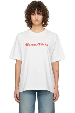 Kenzo T-shirt surdimensionné blanc édition VERDY