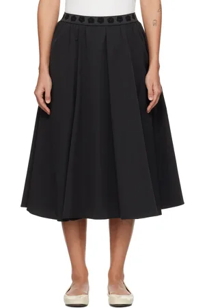 Kenzo Jupe midi noire - BOKE FLOWER 2.0