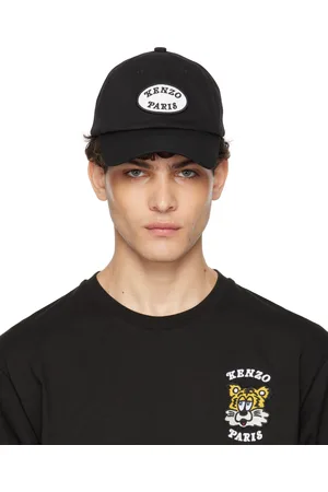 Kenzo Casquette noire à écusson à logo brodé édition VERDY