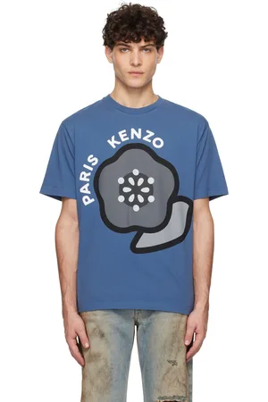 Kenzo T-shirt bleu à logo Pop