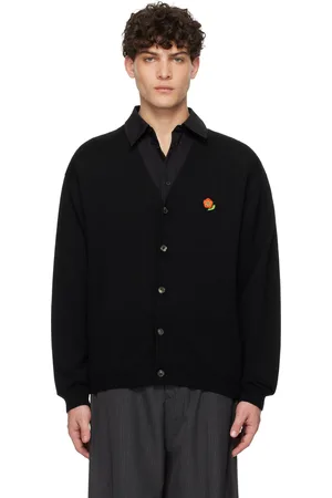 Kenzo Cardigan Pop noir en laine
