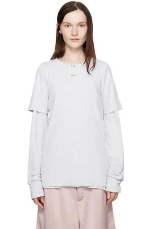Abra T-shirt étagé gris