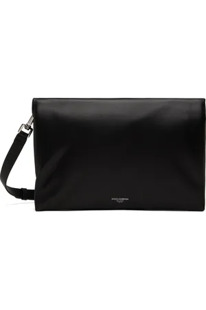 Dolce & Gabbana Sac à bandoulière noir en cuir nappa