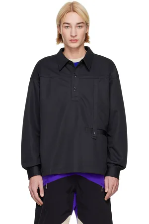 Asics Chemise à enfiler Ormosiancy noire édition Kiko Kostadinov - NOVALIS™