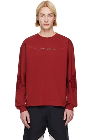 Asics T-shirt à manches longues Bixance rouge édition Kiko Kostadinov - NOVALIS™