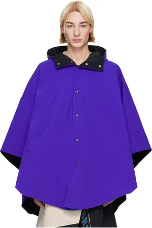Asics Blouson de style cape réversible Heveanoid bleu édition Kiko Kostadinov - NOVALIS™