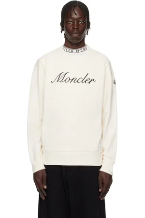 Moncler Pull molletonné CP Archivio blanc cassé
