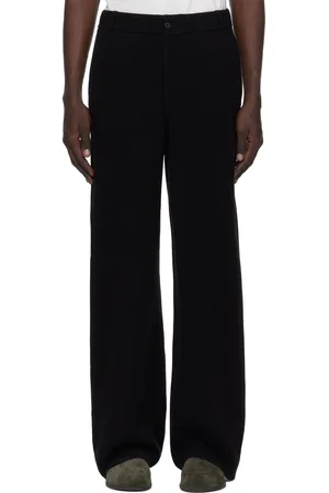 Guest In Residence Pantalon façon costume noir