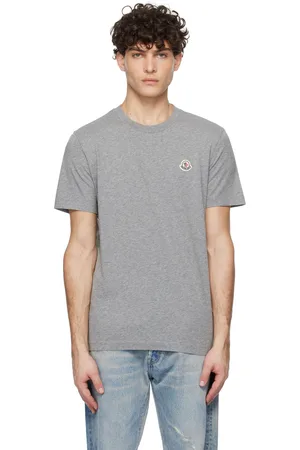 Moncler Ensemble de trois t-shirts multicolore à écusson à logo