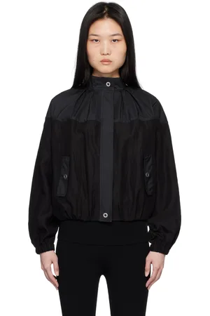 3.1 Phillip Lim Blouson de survêtement noir et bleu marine à panneaux
