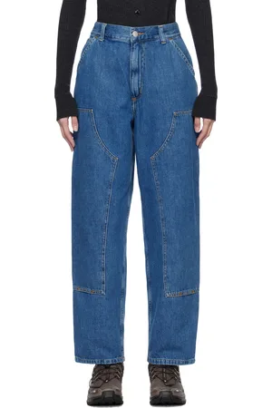 Carhartt Jean Brandon bleu à empiècement aux genoux