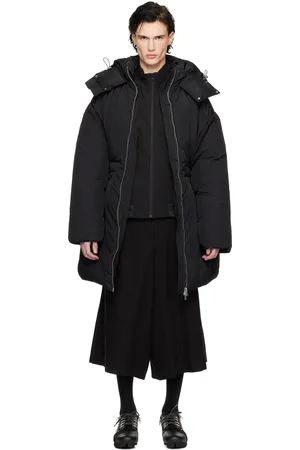HELIOT EMIL Blouson Fortress noir rembourré en duvet