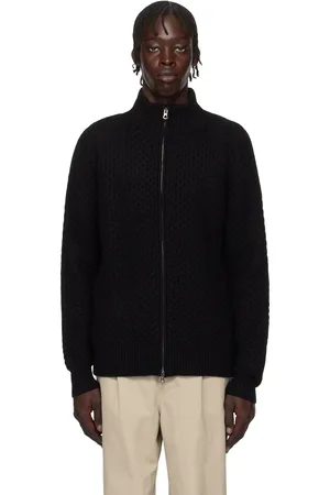 Reigning Champ Pull de survêtement noir en tricot nid d