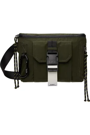 A.P.C. Sac-ceinture de randonnée kaki